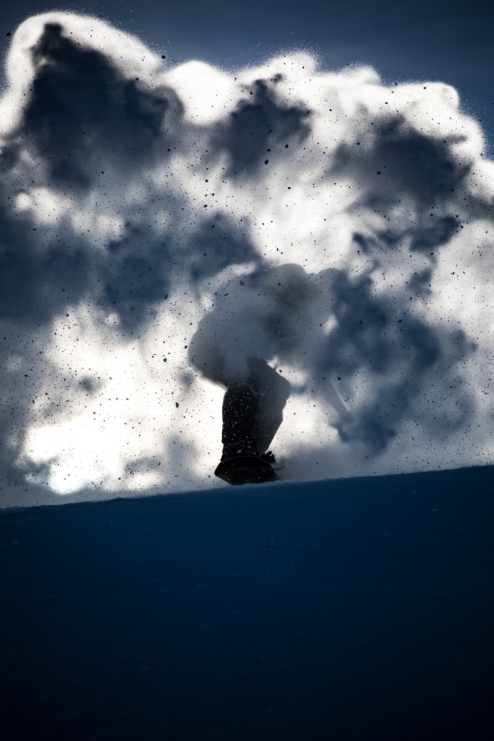 Pierre Vaultier training in his home town of Serre Chevalier, France, no matter if the conditions are good or not, he is pushing. December 23rd 2017